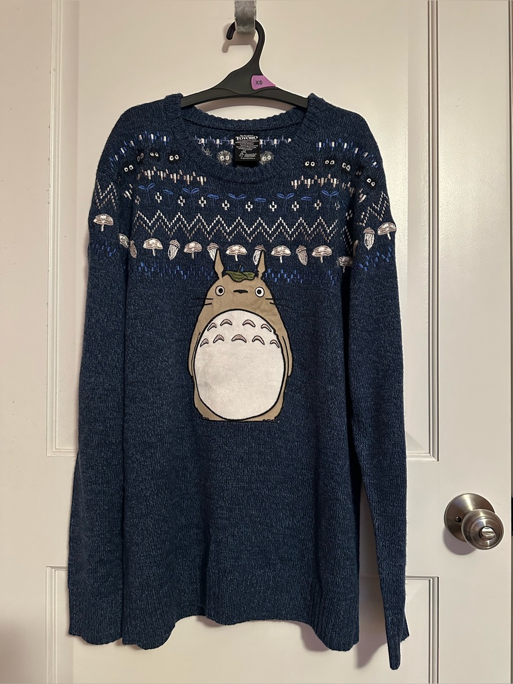 Studio Ghibli® My Neighbor Totoro Navy Knit Sweater
